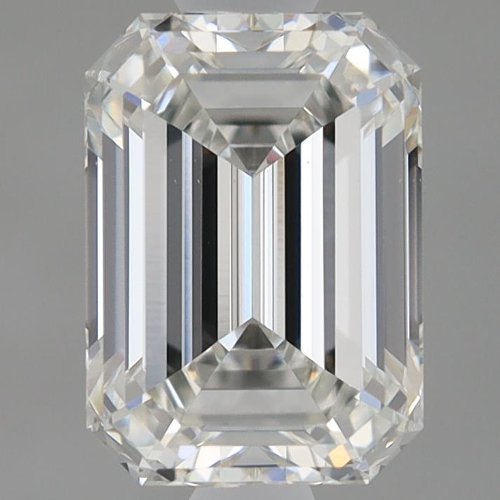 0.93 Carat Emerald Shaped, Ideal Cut, F Color, VVS2 Clarity, IGI Certified Lab Grown Diamond