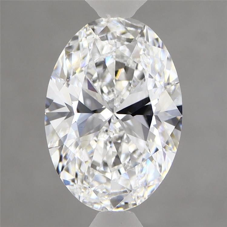 2.05 Carat Oval Shaped, Ideal Cut, D Color, VVS2 Clarity, IGI Certified Lab Grown Diamond
