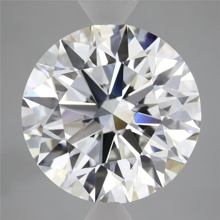5.74 Carat Round Shaped, Excellent Cut, E Color, VVS2 Clarity, IGI Certified Lab Grown Diamond