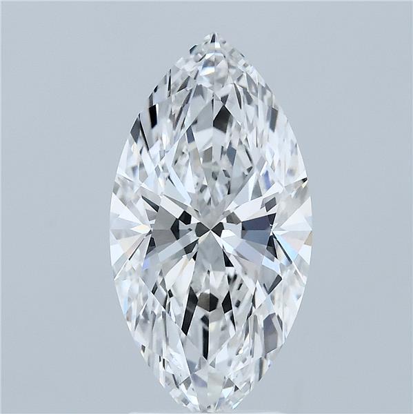 2.89 Carat Marquise Shaped, Ideal Cut, E Color, VVS2 Clarity, IGI Certified Lab Grown Diamond