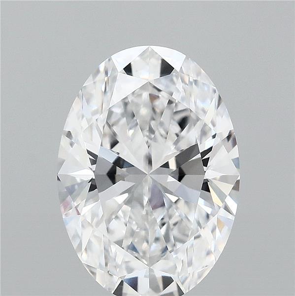 3.26 Carat Oval Shaped, Ideal Cut, D Color, VVS1 Clarity, IGI Certified Lab Grown Diamond