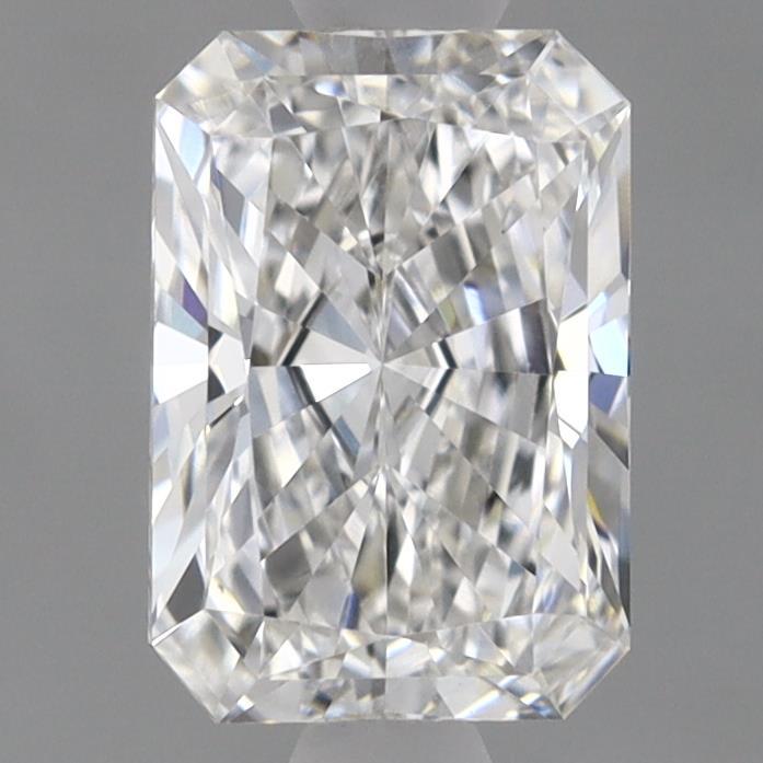 0.96 Carat Radiant Shaped, Ideal Cut, E Color, VVS2 Clarity, IGI Certified Lab Grown Diamond