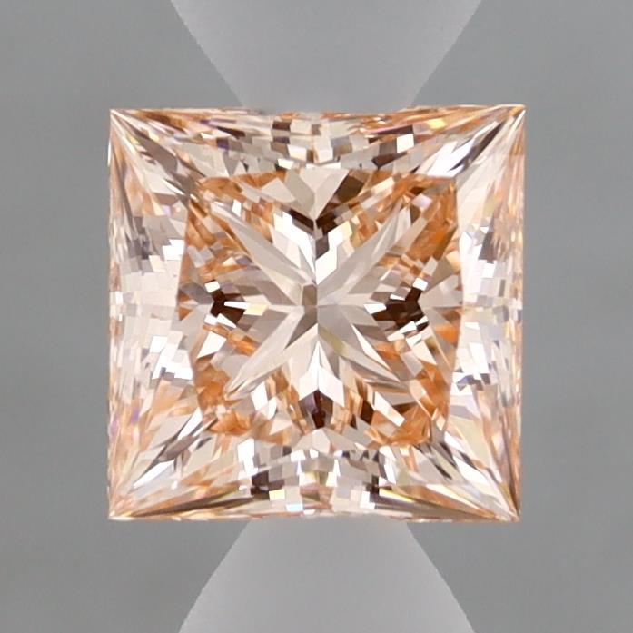 0.99 Carat Princess Shaped, Ideal Cut, VVS2 Clarity, IGI Certified Lab Grown Diamond