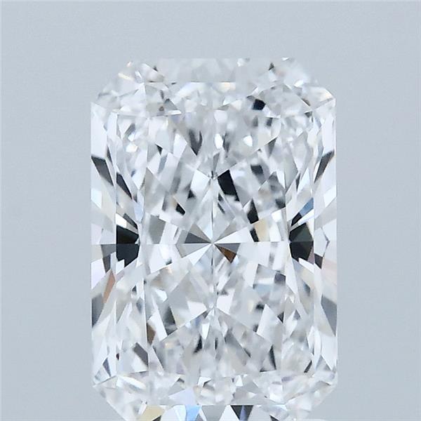 2.08 Carat Radiant Shaped, Ideal Cut, D Color, VVS2 Clarity, IGI Certified Lab Grown Diamond
