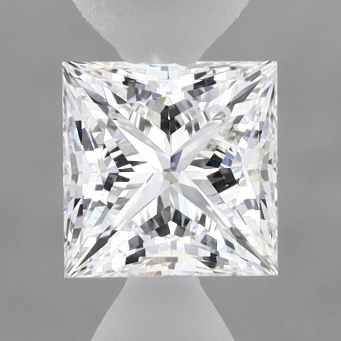 1.06 Carat Princess Shaped, Ideal Cut, D Color, VVS2 Clarity, IGI Certified Lab Grown Diamond