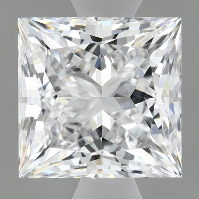 1.15 Carat Princess Shaped, Ideal Cut, D Color, VVS2 Clarity, IGI Certified Lab Grown Diamond