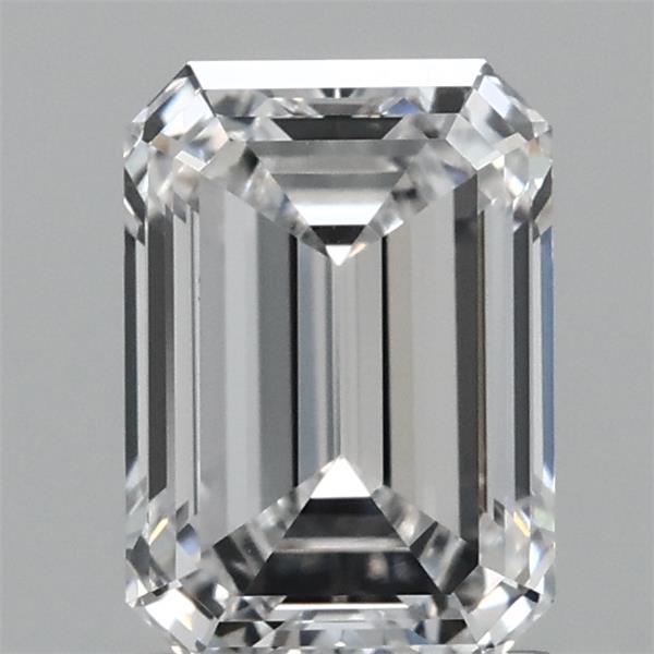 1.59 Carat Emerald Shaped, Ideal Cut, D Color, VVS1 Clarity, IGI Certified Lab Grown Diamond