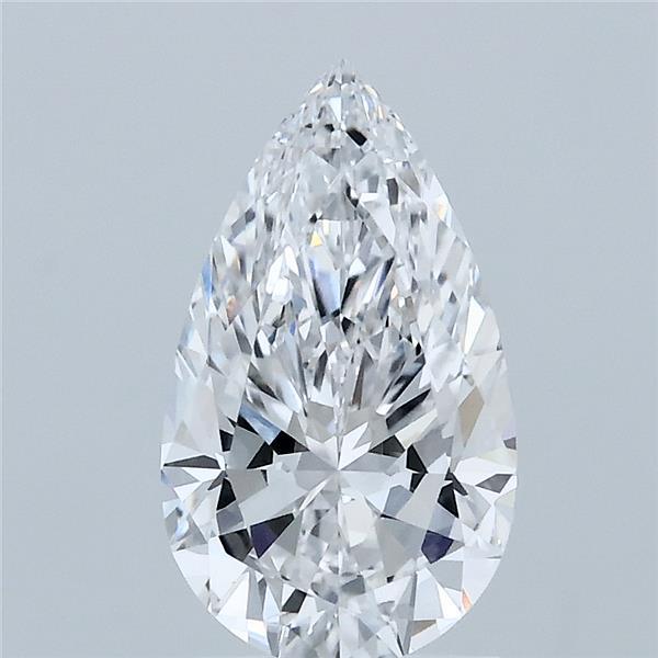 1.56 Carat Pear Shaped, Ideal Cut, E Color, VVS2 Clarity, IGI Certified Lab Grown Diamond