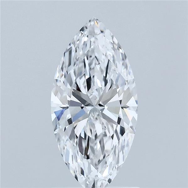 1.38 Carat Marquise Shaped, Ideal Cut, D Color, VVS2 Clarity, IGI Certified Lab Grown Diamond