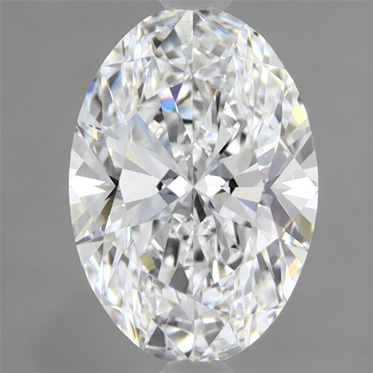 1.87 Carat Oval Shaped, Ideal Cut, D Color, VVS2 Clarity, IGI Certified Lab Grown Diamond