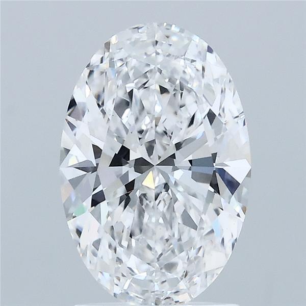 1.87 Carat Oval Shaped, Ideal Cut, D Color, VS1 Clarity, IGI Certified Lab Grown Diamond