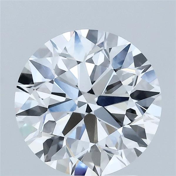 2.08 Carat Round Shaped, Ideal Cut, D Color, VVS2 Clarity, IGI Certified Lab Grown Diamond