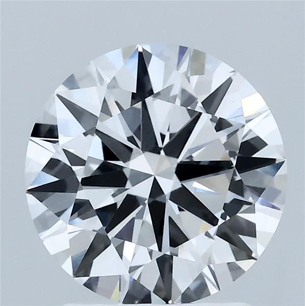 2.01 Carat Round Shaped, Excellent Cut, D Color, VVS2 Clarity, IGI Certified Lab Grown Diamond