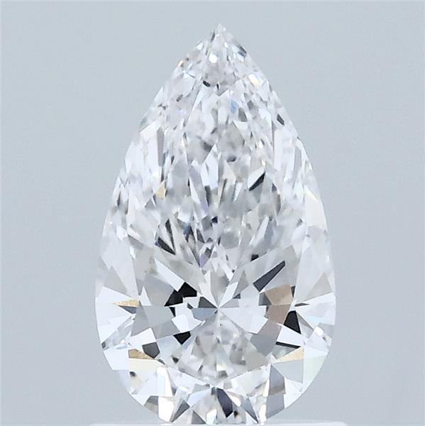 1.00 Carat Pear Shaped, Ideal Cut, E Color, VVS2 Clarity, IGI Certified Lab Grown Diamond
