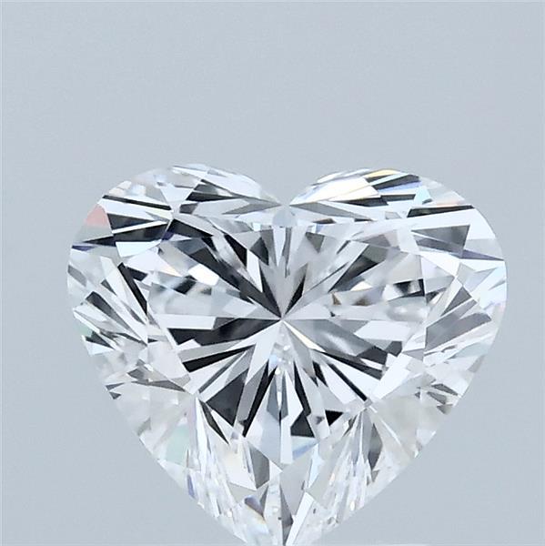 1.50 Carat Heart Shaped, Excellent Cut, D Color, VVS2 Clarity, IGI Certified Lab Grown Diamond