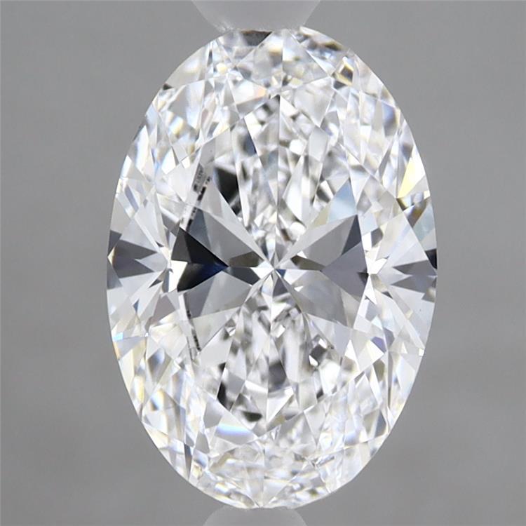 1.84 Carat Oval Shaped, Ideal Cut, D Color, VS1 Clarity, IGI Certified Lab Grown Diamond