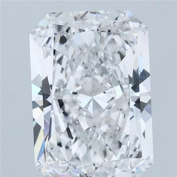 3.08 Carat Radiant Shaped, Ideal Cut, D Color, VVS2 Clarity, IGI Certified Lab Grown Diamond