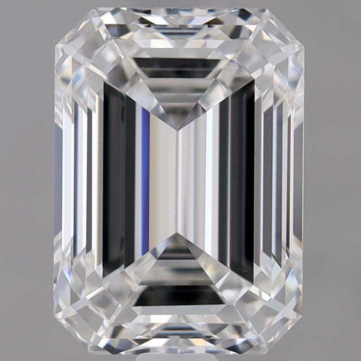 1.09 Carat Emerald Shaped, Ideal Cut, E Color, IF Clarity, IGI Certified Lab Grown Diamond