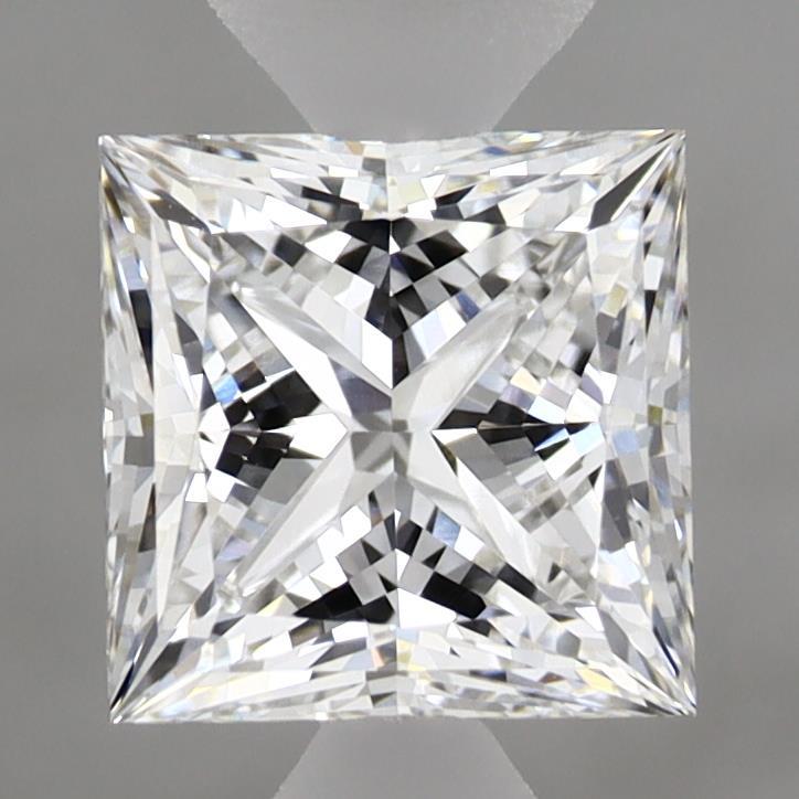 1.62 Carat Princess Shaped, Ideal Cut, E Color, VVS2 Clarity, IGI Certified Lab Grown Diamond