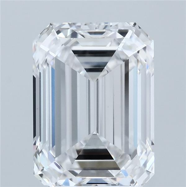 4.32 Carat Emerald Shaped, Ideal Cut, D Color, VS1 Clarity, IGI Certified Lab Grown Diamond