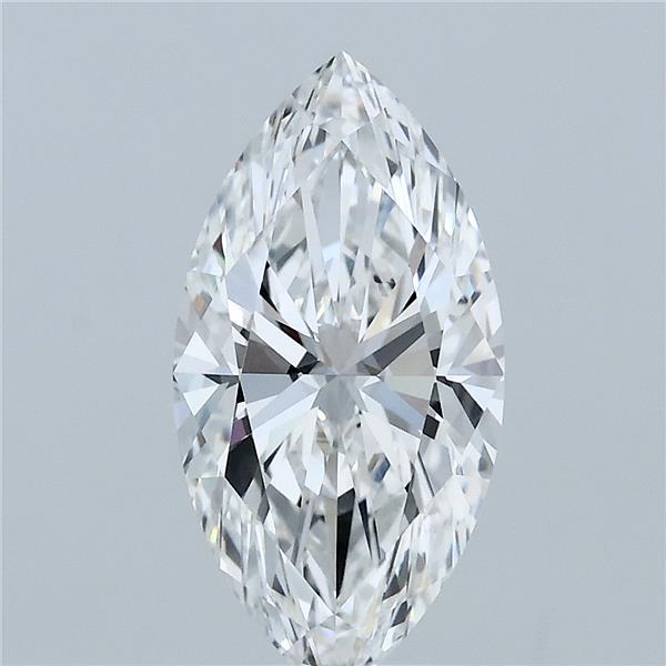 2.09 Carat Marquise Shaped, Ideal Cut, F Color, VVS2 Clarity, IGI Certified Lab Grown Diamond