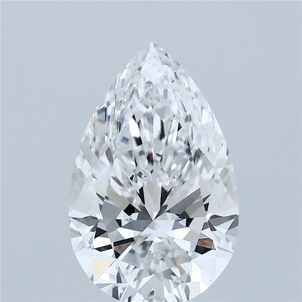 1.54 Carat Pear Shaped, Ideal Cut, E Color, VVS2 Clarity, IGI Certified Lab Grown Diamond