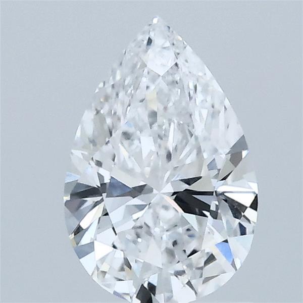 0.84 Carat Pear Shaped, Ideal Cut, D Color, VVS2 Clarity, IGI Certified Lab Grown Diamond
