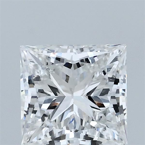 1.39 Carat Princess Shaped, Ideal Cut, D Color, VVS2 Clarity, IGI Certified Lab Grown Diamond