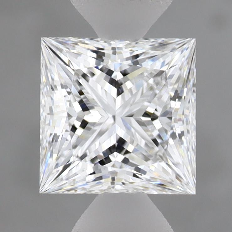 1.42 Carat Princess Shaped, Ideal Cut, D Color, VVS2 Clarity, IGI Certified Lab Grown Diamond