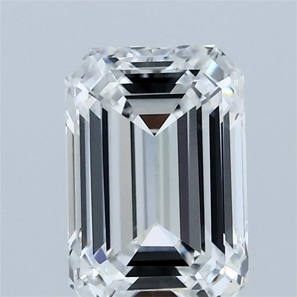 1.43 Carat Emerald Shaped, Ideal Cut, E Color, VVS2 Clarity, IGI Certified Lab Grown Diamond