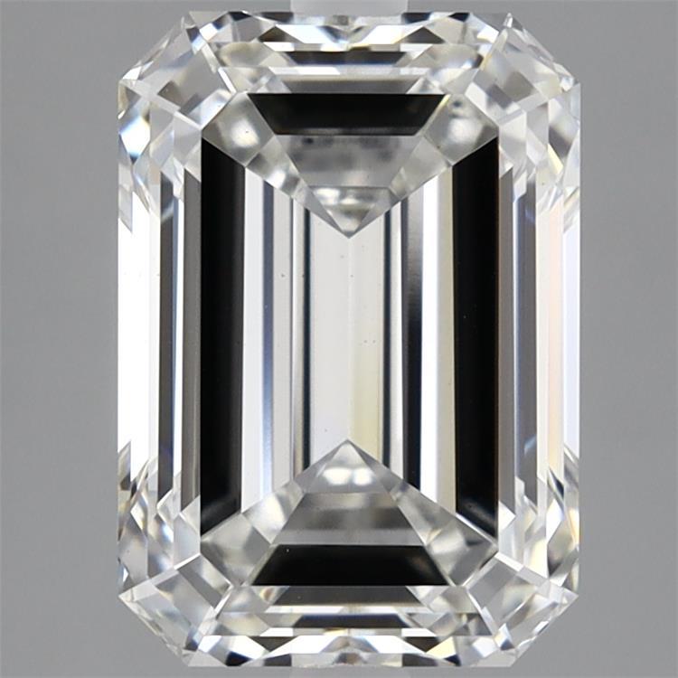 3.89 Carat Emerald Shaped, Ideal Cut, G Color, VS1 Clarity, IGI Certified Lab Grown Diamond