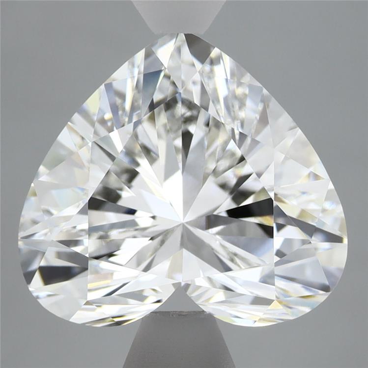 5.08 Carat Heart Shaped, Ideal Cut, E Color, VVS2 Clarity, IGI Certified Lab Grown Diamond