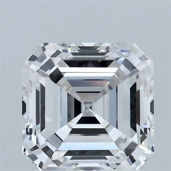 2.04 Carat Asscher Shaped, Ideal Cut, E Color, VVS2 Clarity, IGI Certified Lab Grown Diamond