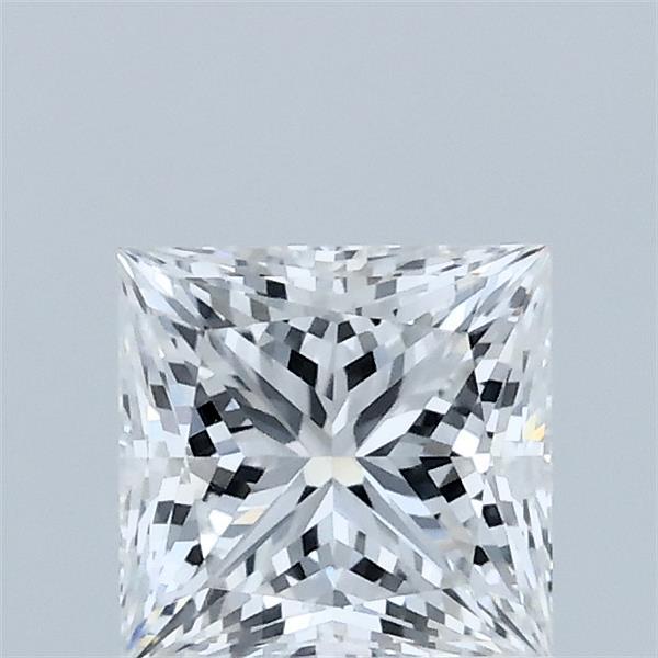 1.08 Carat Princess Shaped, Ideal Cut, E Color, VVS2 Clarity, IGI Certified Lab Grown Diamond