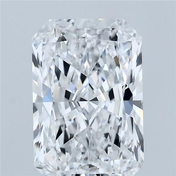 3.27 Carat Radiant Shaped, Ideal Cut, D Color, VVS2 Clarity, IGI Certified Lab Grown Diamond