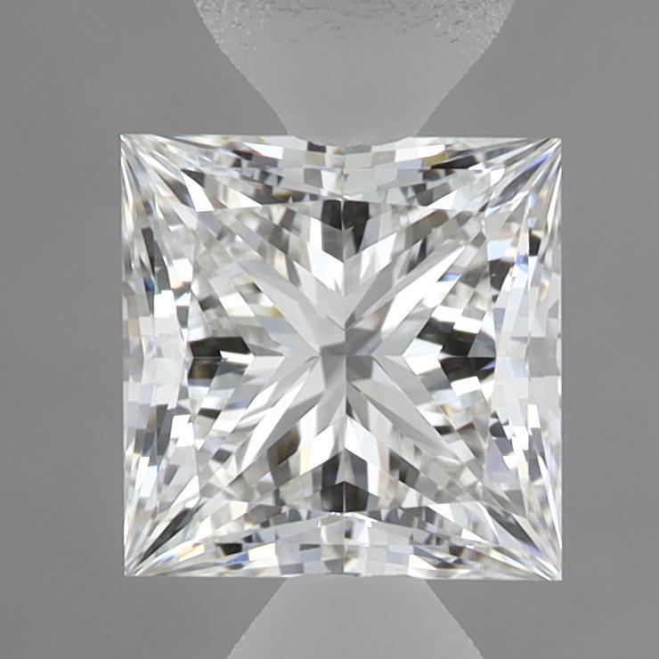 1.51 Carat Princess Shaped, Ideal Cut, F Color, VVS2 Clarity, IGI Certified Lab Grown Diamond