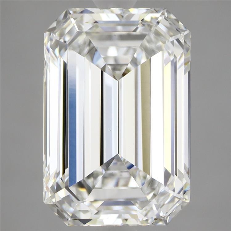 4.31 Carat Emerald Shaped, Ideal Cut, F Color, VS1 Clarity, IGI Certified Lab Grown Diamond