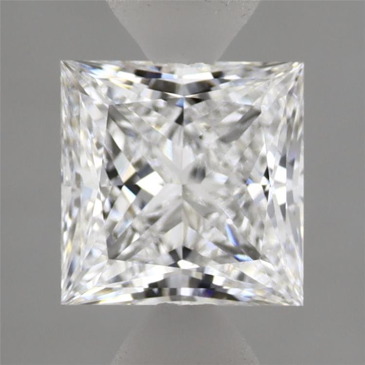 1.57 Carat Princess Shaped, Excellent Cut, E Color, VVS2 Clarity, IGI Certified Lab Grown Diamond