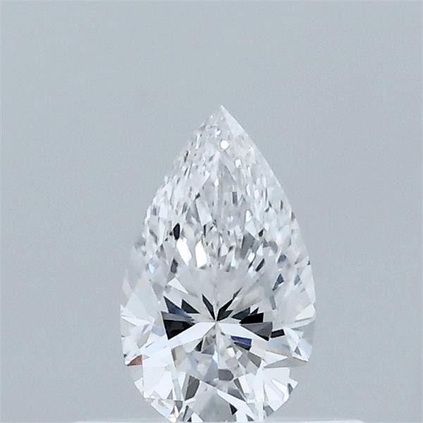 0.38 Carat Pear Shaped, Very Good Cut, D Color, VVS2 Clarity, IGI Certified Lab Grown Diamond