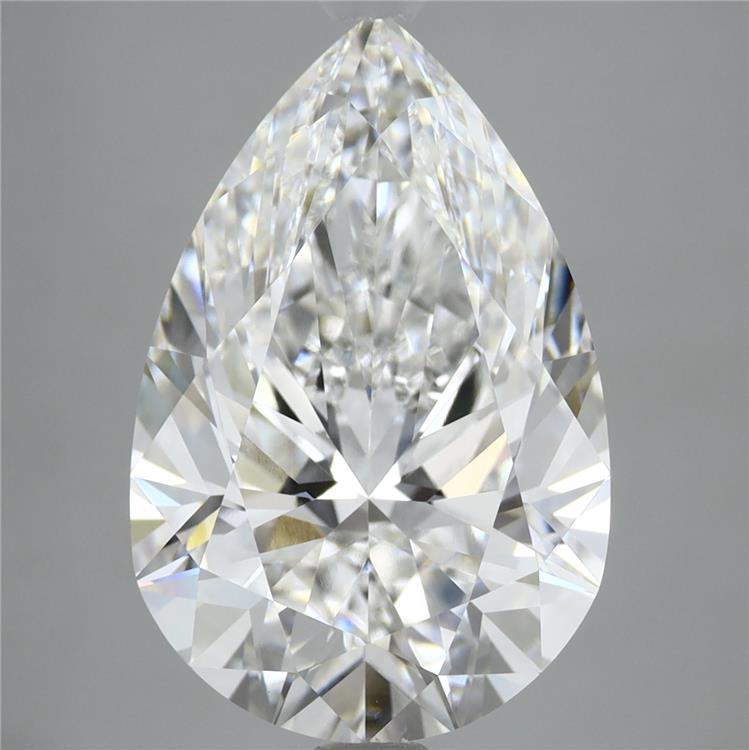 6.52 Carat Pear Shaped, Excellent Cut, E Color, VVS2 Clarity, IGI Certified Lab Grown Diamond