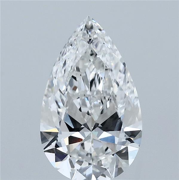 1.73 Carat Pear Shaped, Ideal Cut, E Color, VVS2 Clarity, IGI Certified Lab Grown Diamond