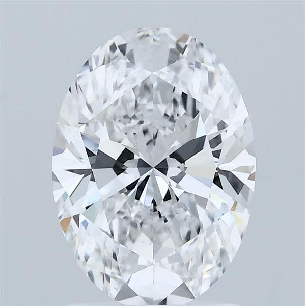 1.76 Carat Oval Shaped, Ideal Cut, D Color, VS1 Clarity, IGI Certified Lab Grown Diamond