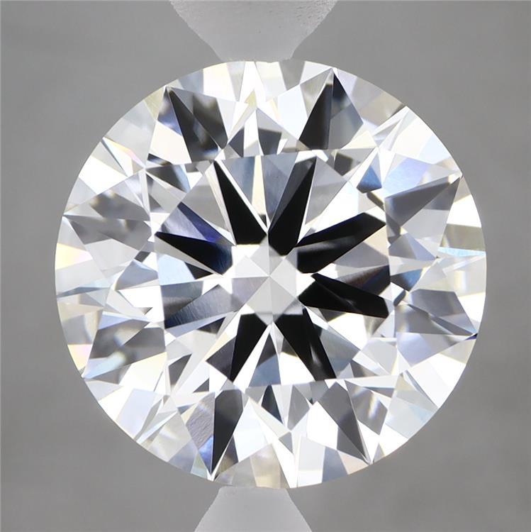 6.10 Carat Round Shaped, Excellent Cut, F Color, VVS2 Clarity, IGI Certified Lab Grown Diamond