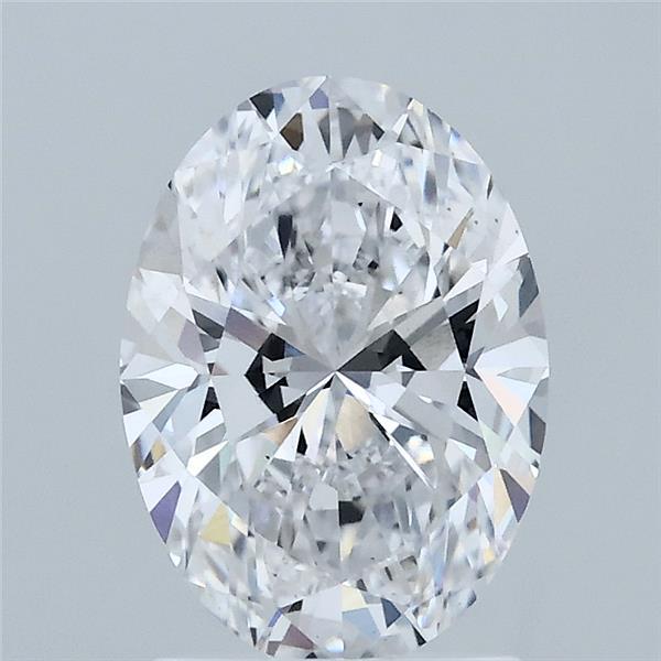 1.80 Carat Oval Shaped, Ideal Cut, D Color, VS1 Clarity, IGI Certified Lab Grown Diamond
