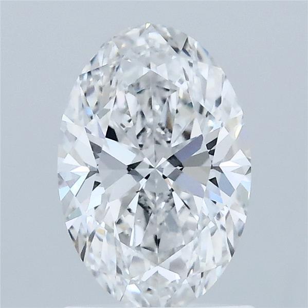 1.31 Carat Oval Shaped, Ideal Cut, D Color, VVS2 Clarity, IGI Certified Lab Grown Diamond