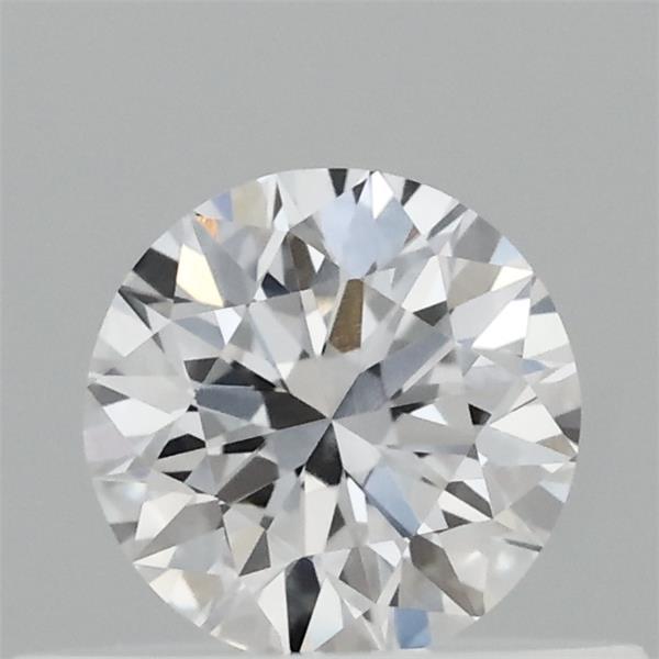 0.38 Carat Round Shaped, Very Good Cut, D Color, VVS2 Clarity, IGI Certified Lab Grown Diamond
