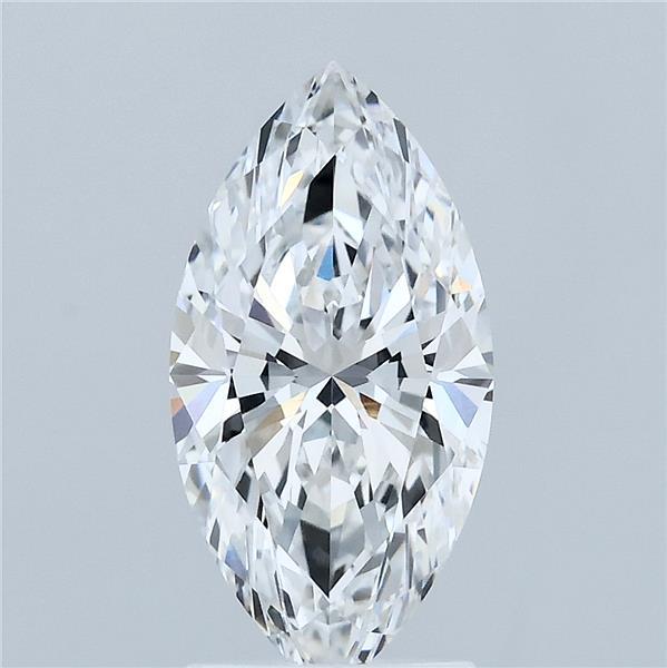 2.08 Carat Marquise Shaped, Ideal Cut, E Color, VVS2 Clarity, IGI Certified Lab Grown Diamond