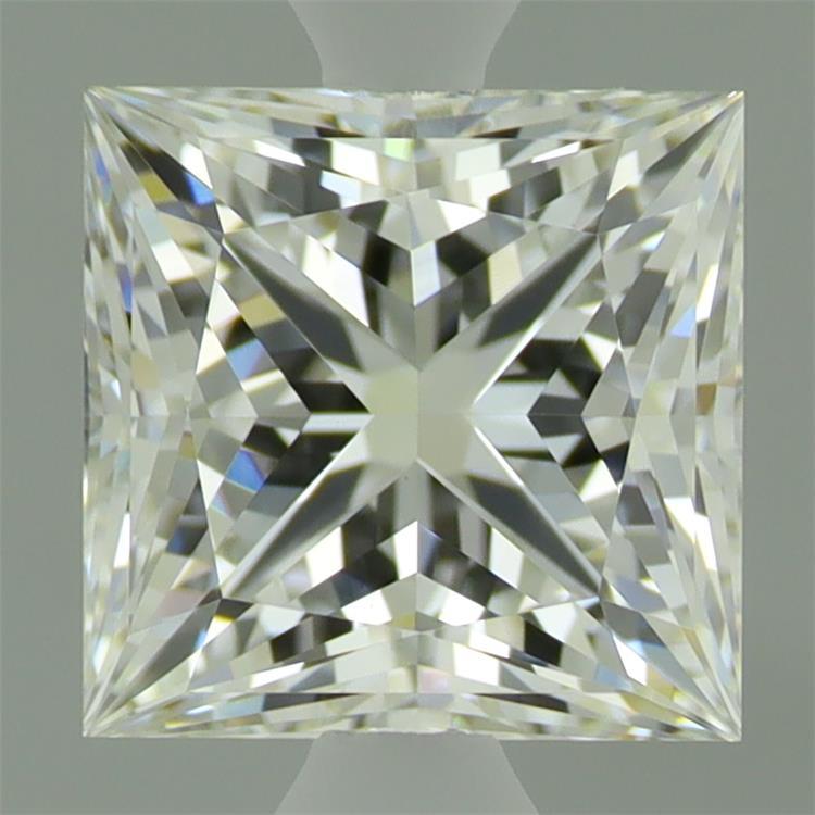 1.53 Carat Princess Shaped, Excellent Cut, E Color, VVS2 Clarity, IGI Certified Lab Grown Diamond