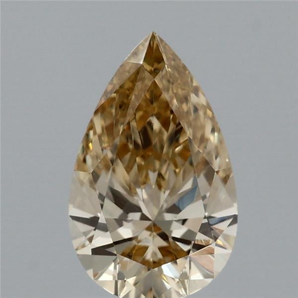 0.94 Carat Pear Shaped, Ideal Cut, FANCY YELLOW Color, VS1 Clarity, IGI Certified Lab Grown Diamond