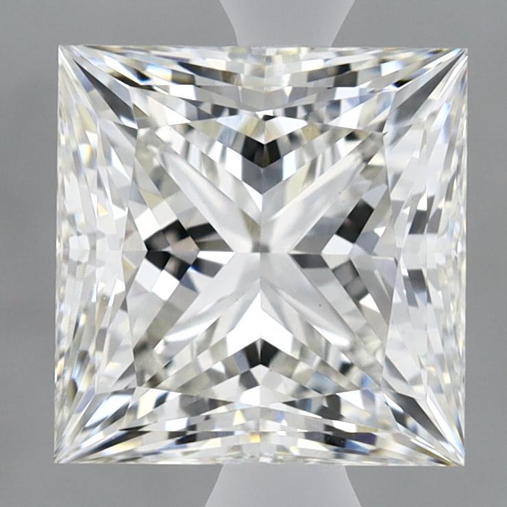 2.97 Carat Princess Shaped, Ideal Cut, G Color, VVS2 Clarity, IGI Certified Lab Grown Diamond